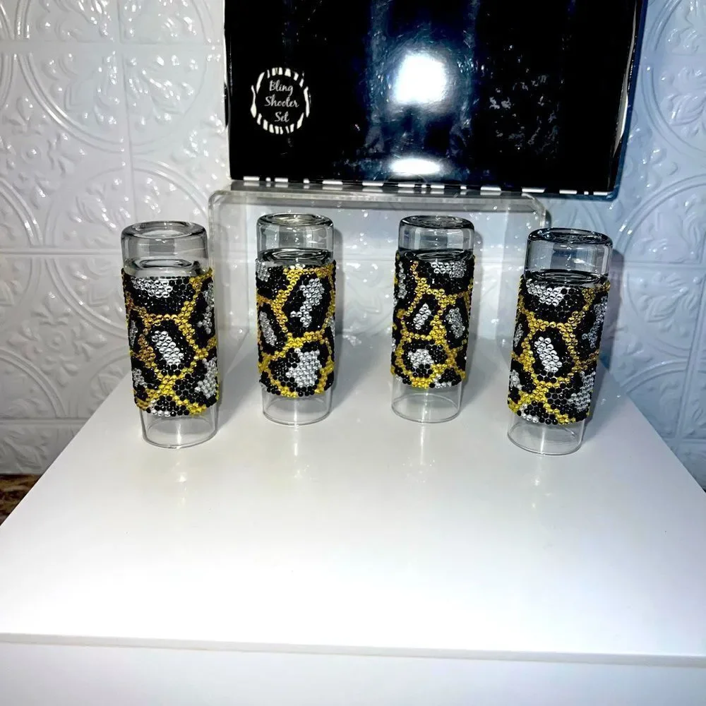 NIB SET Bling Shooter Shot Glasses